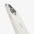 AGL07163 - iPhone 15 Pro / 15 Pro Max Optik Pro Lens Protector in natural titanium showing the device